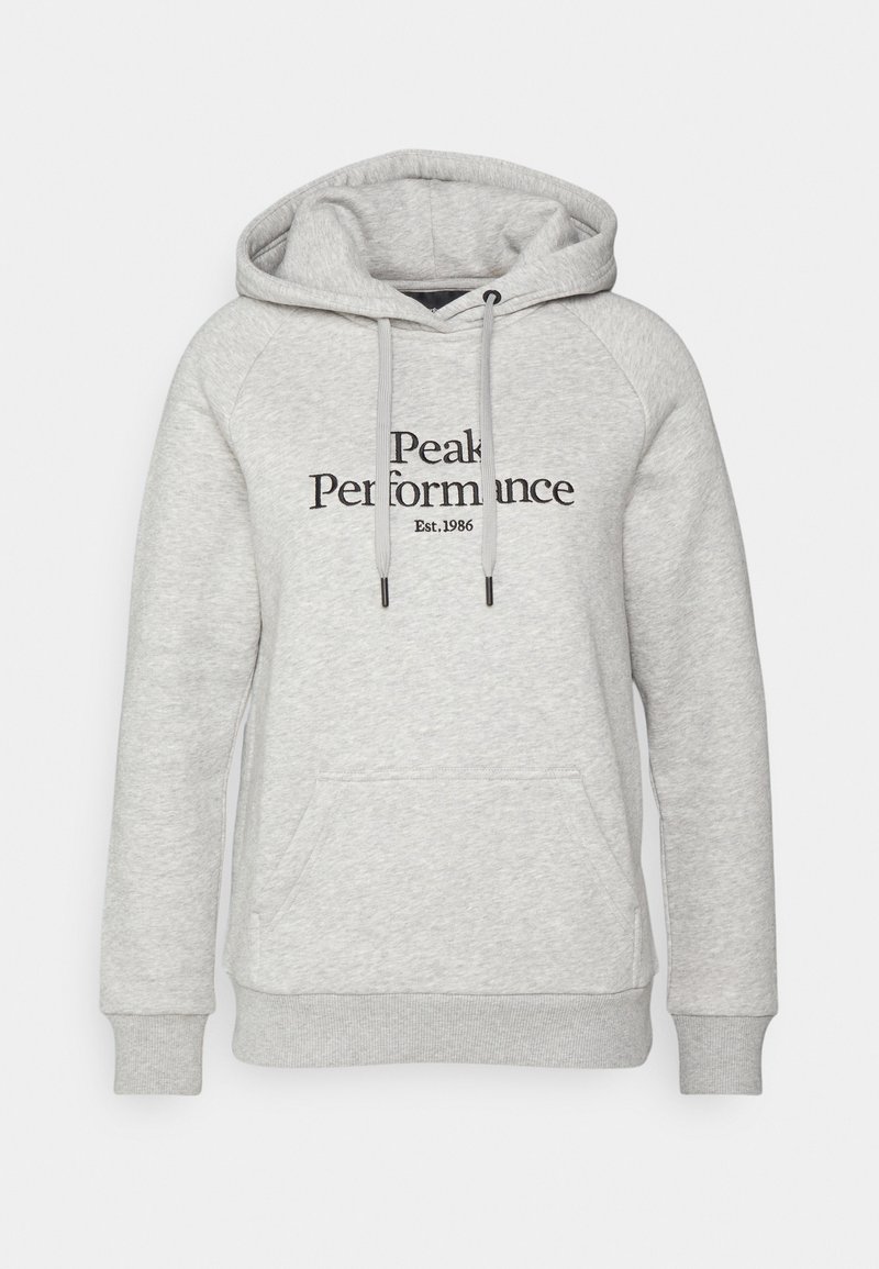 Peak Performance ORIGINAL HOOD - Hoodie - med grey melange/grey 