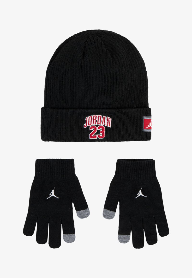 Jordan JAN BEANIE UNISEX SET - Rukavice - black