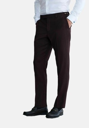 SIGNATURE ZIGNONE - REGULAR FIT - Pantalones - burgundy red