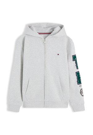 Tommy Hilfiger, BRAND LOVE - Φούτερ με φερμουάρ - grey heather