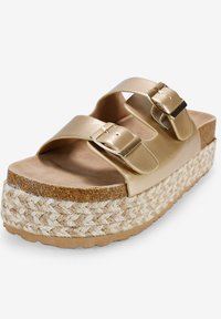 Bosanova Mules de tacón - oro