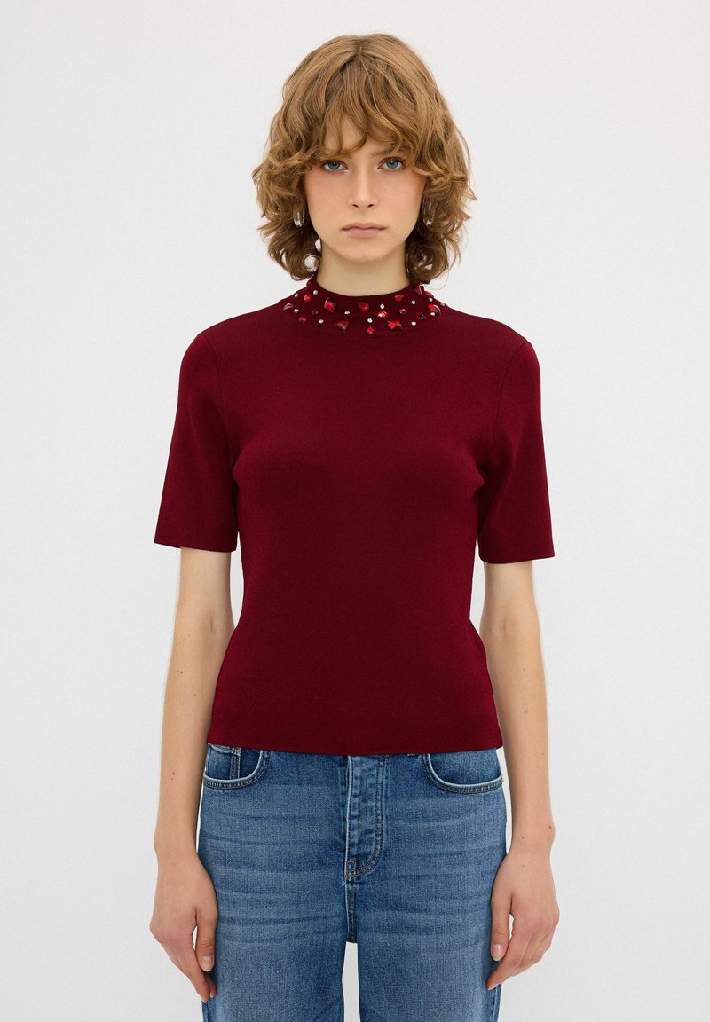 adL Triko s potiskem - claret red