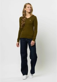 U.S. Polo Assn. Topper langermet - dark olive