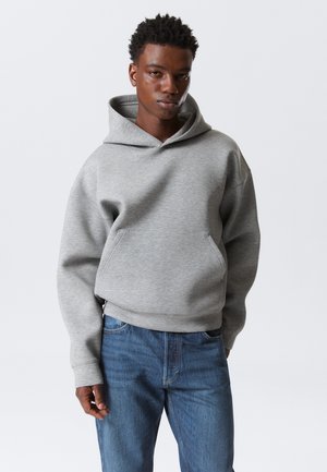 Weekday SIMON HOODIE - Hoodie - grey melange