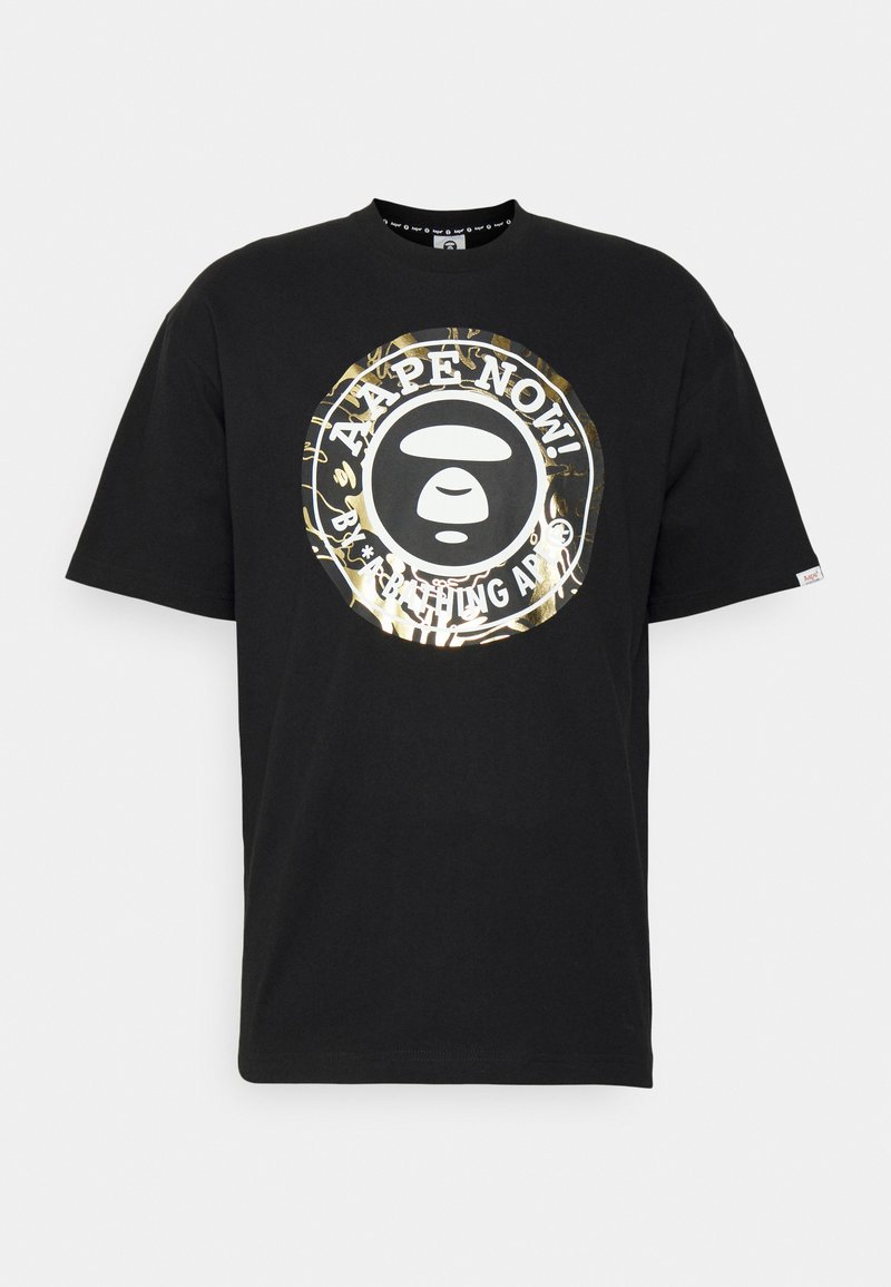 AAPE By A Bathing Ape TEE - Print T-shirt - black - Zalando.ie