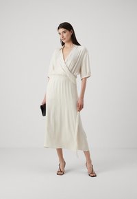 Pinko MACBETH ABITO CON FRANGE - Dienas kleita - tinta rosa