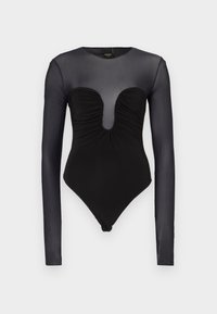 BECCACCIA BODY - Tops ar garām piedurknēm - black