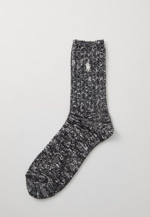 Polo Ralph Lauren RAGG CREW - Sukat - black/white