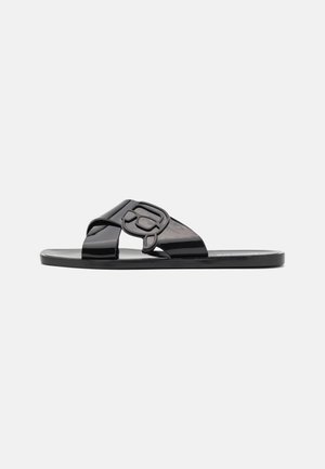 KARL LAGERFELD STRAP - Chanclas de baño - black