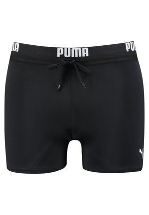 SWIM MEN LOGO TRUNK - Swimming trunks - black