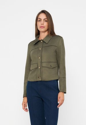 Anna Field by Zalando, Яке от изкуствена кожа - grape leaf