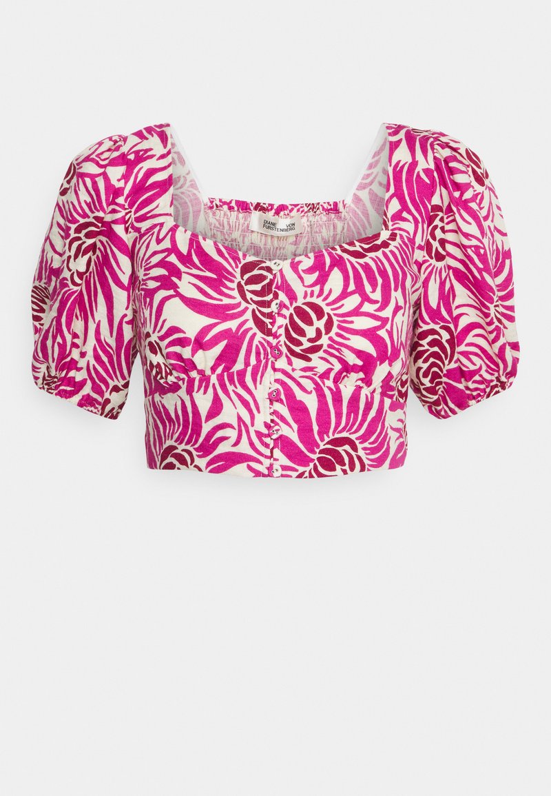 Diane von Furstenberg Blouse donkerroze Diane von Furstenberg Blouse donkerroze