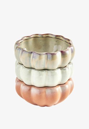 Next, SET OF 3 PUMPKIN DIP BOWLS UNISEX - Schale - natural