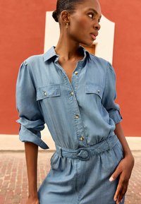 Love & Roses BUTTON THROUGH BELTED UTILITY  PETITE  - Overall / Jumpsuit - blue