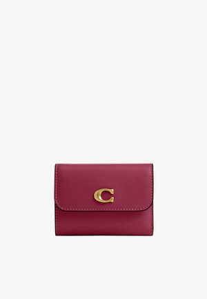 COACH, ESSENTIAL CARD HOLDER WALLET . - Pénztárca - dark fuchsia
