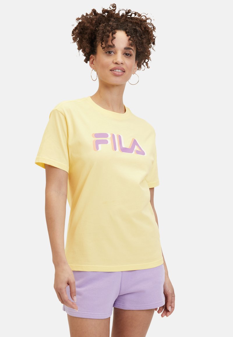 Fila LONDRINA GRAPHIC - Camiseta estampada - french vanilla