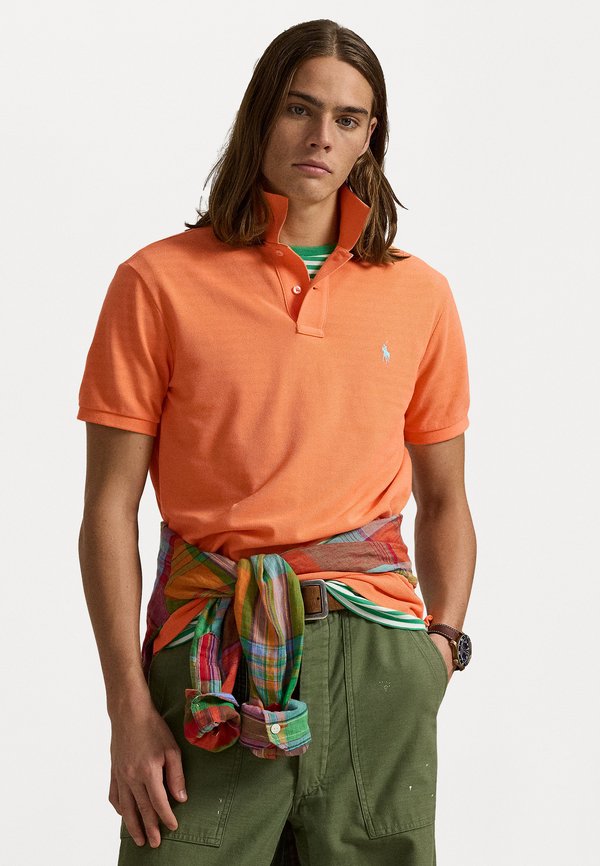 CUSTOM SLIM FIT MESH POLO SHIRT - Polo shirt - classic peach