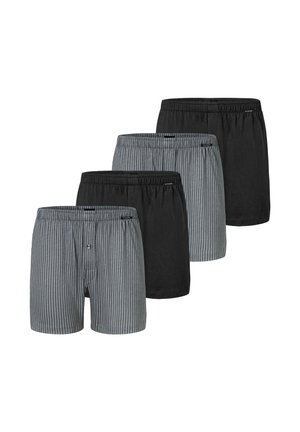 4 PACK - Boxershorts - schwarz grau