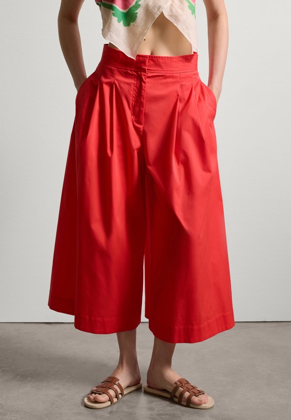 WIDE-CROPPED  - Stoffhose