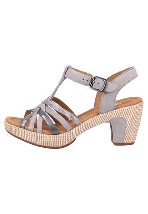 Højhælede sandaletter / Højhælede sandaler - grey