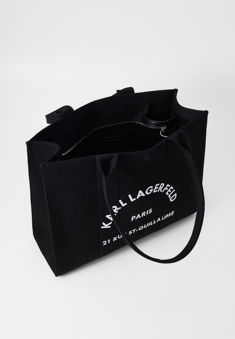 KARL LAGERFELD SQUARE LARGE TOTE Shopping bag black/nero Zalando