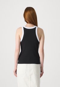 GAP LOGO HALTER - Top - black/white