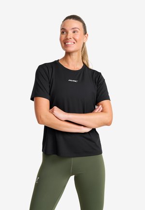 DIRECTION ACTIVE - T-shirt - bas - black