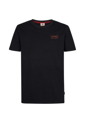 Petrol Industries, MEN T-SHIRT SS - T-shirt print - deep black