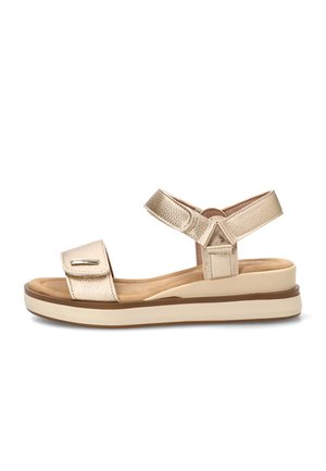 ETIKA ARMONY - Sandalias de cuña - oro