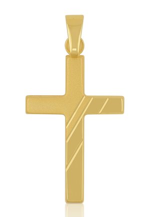 KREUZ - Anhänger - gelbgold