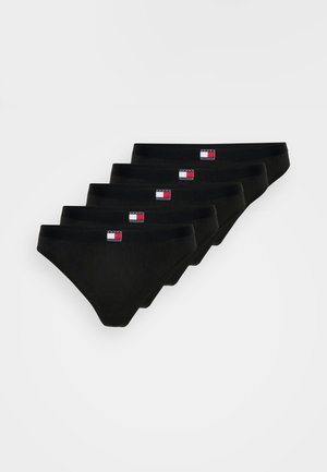 HERITAGE THONG 5 PACK - Stringit - black