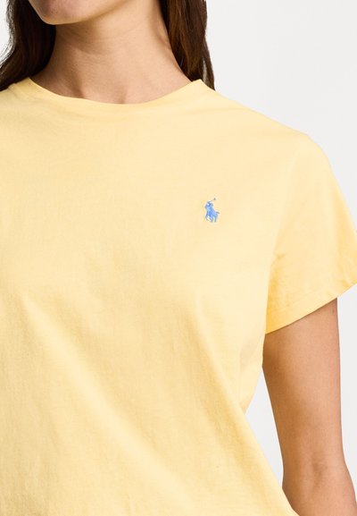 Polo Ralph Lauren COTTON JERSEY CREWNECK T-SHIRT - Pamata T-krekls - corn yellow