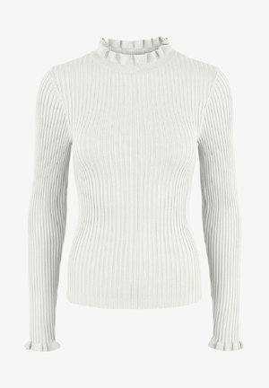 PCNEWRANDI BABYLOCK NECK - Jumper - cloud dancer