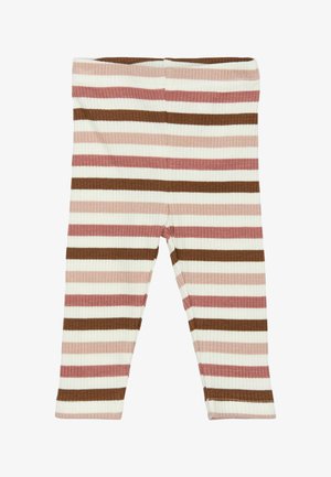 The New Siblings Legging - withered rose striped