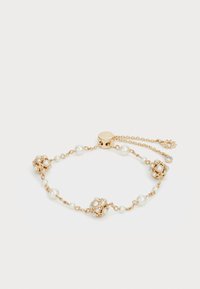 STATIONED SLIDER - Armband - gold-coloured/white