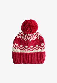 Niet geselecteerd, red fairisle pattern