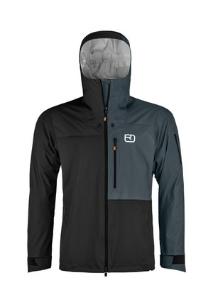 3L ORTLER - Hardshell jacket - black raven