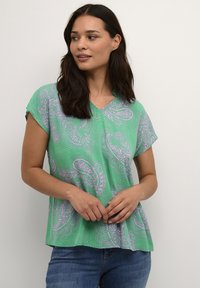 Culture - POLLY - Bluse - green pink paisley Thumbnail-Bild 1