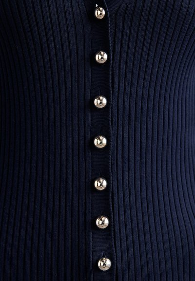 sandro CARDIGAN GABRIELLE BOUTONS - Strickjacke - marine