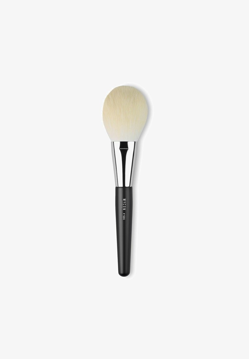 WYCON Cosmetics F124 - DELUXE POWDER SILKY BRUSH PENNELLO PER POLVERI VISO - Pennelli trucco - white