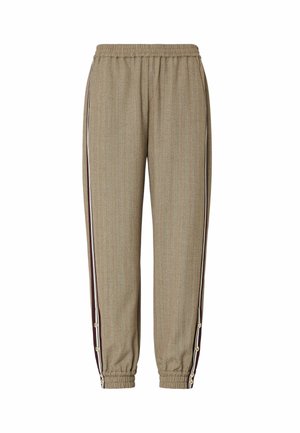 LIU JO, LIU JO JOGGING PANTS WITH SIDE TAPE - Pantalon classique - brown