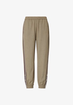 LIU JO, LIU JO JOGGING PANTS WITH SIDE TAPE - Pantalon classique - brown