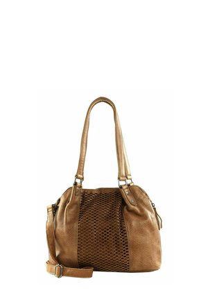 FREDsBRUDER SHOULDER - Handtasche - dark caramel