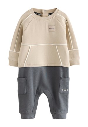 Baker by Ted Baker REGULAR FIT - PANEL ROMPER - Tuta jumpsuit - stone/black