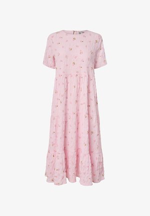 Pieces, MIDIKLEID PCSTELLA - Jurk - pink tulle