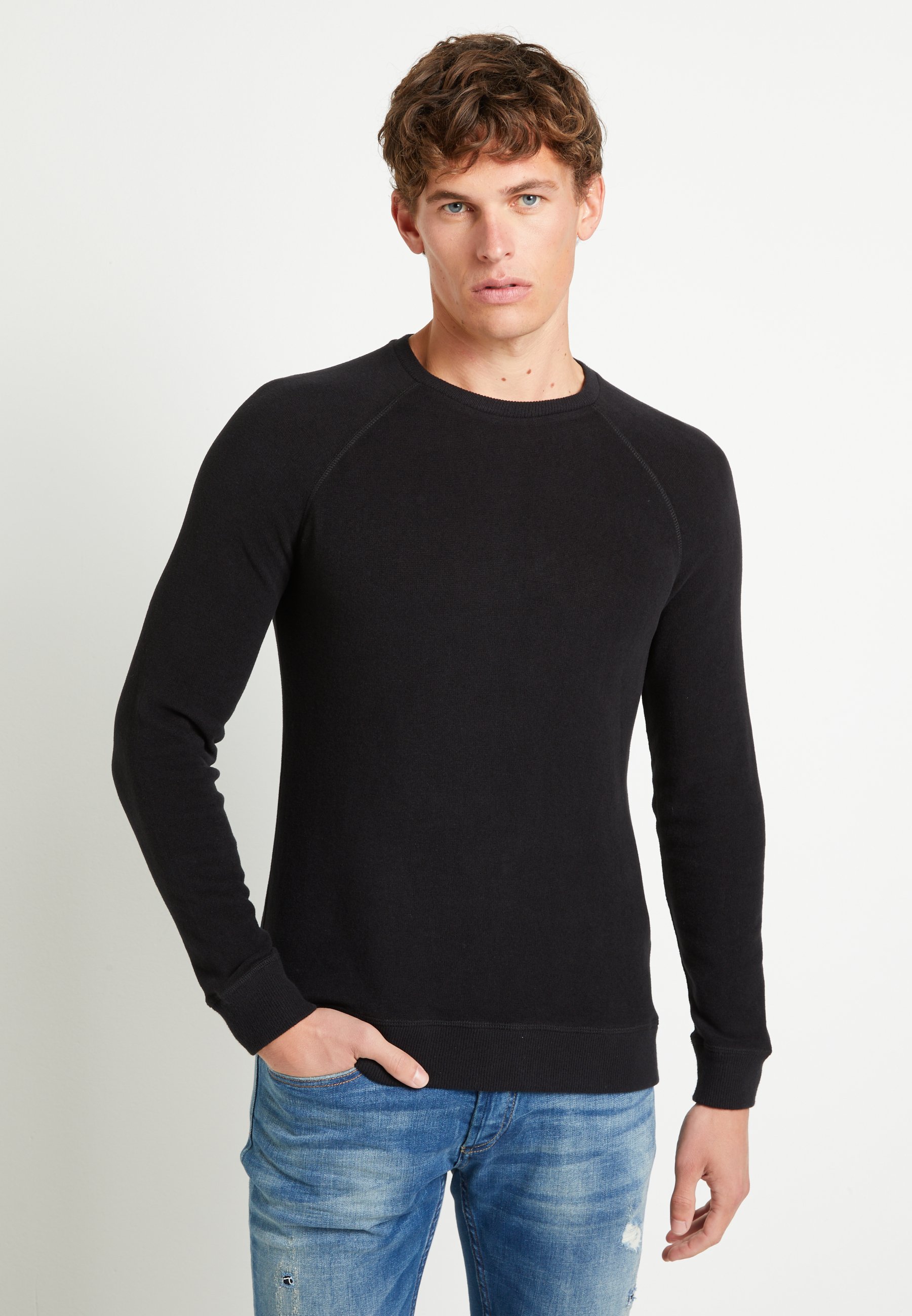 Denham RAGLAN CREW Trui blackZwart Zalando.nl Denham RAGLAN CREW Trui blackZwart Zalando.nl