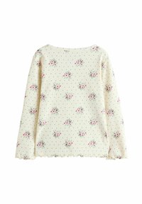 Niet geselecteerd, cream ditsy floral