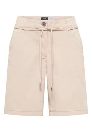 Cecil, MID WAIST WIDE LEG SHORTS IM LOOSE FIT - Short - pearl beige