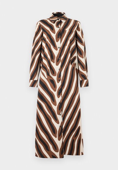 Diane von Furstenberg KARRINGTON DRESS - Blusenkleid - brown