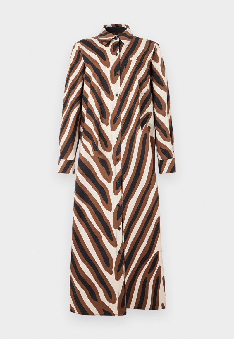 Diane von Furstenberg Blousejurk bruin Diane von Furstenberg Blousejurk bruin